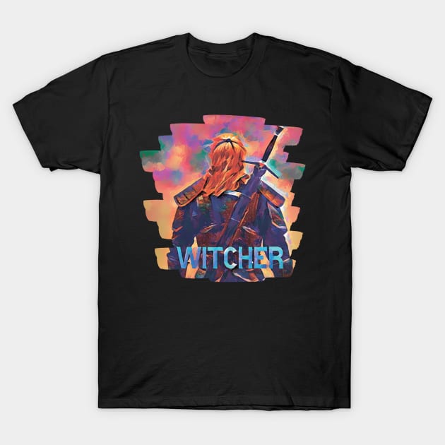 Witcher Geralt of Rivia T-Shirt by BleizerShtorn